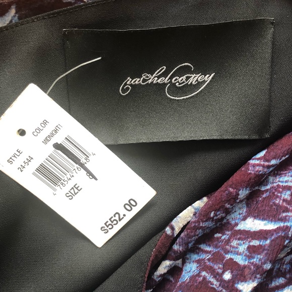 Rachel Comey Single Shoulder Silk Dress | 8 - Picture 6 of 7